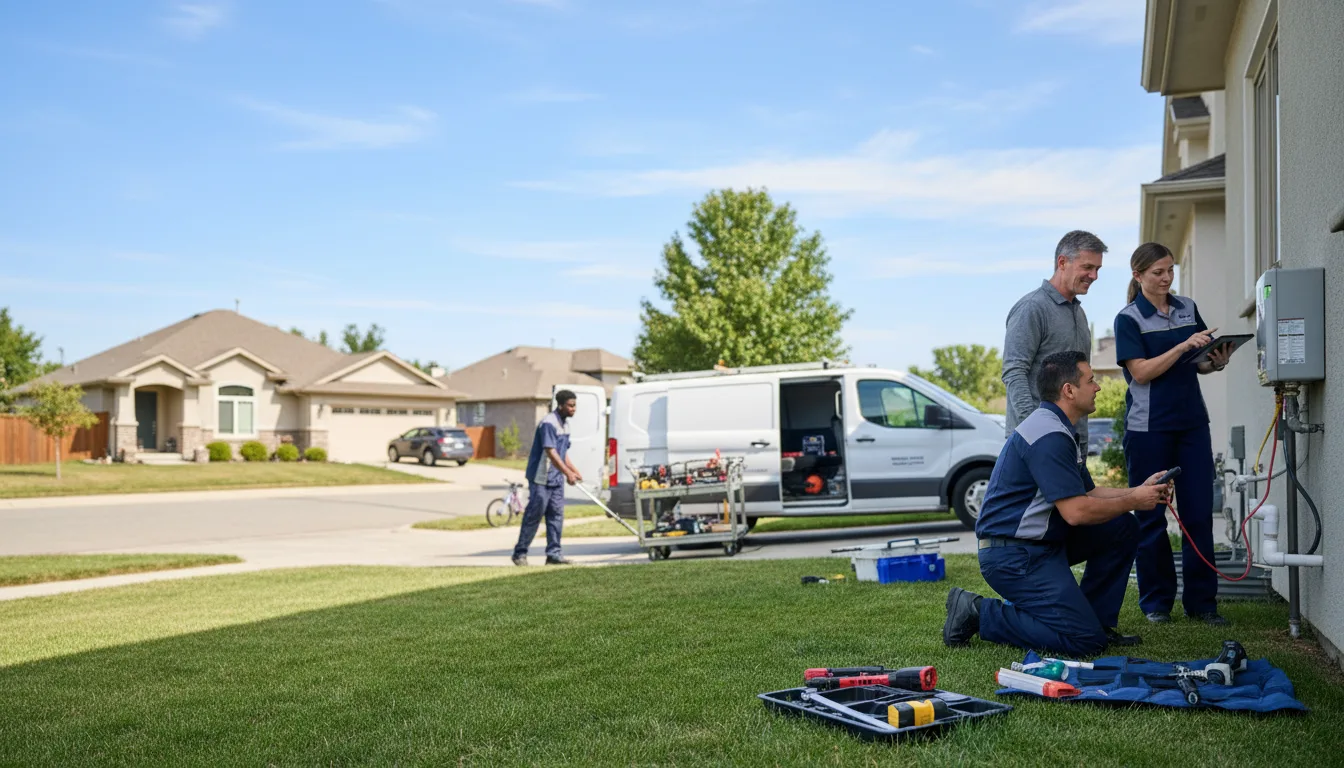 Tankless water heater service in Raymond, NE